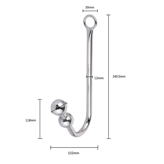 and Collar Hook 5334 Elegant Anal with Beaded Cuffs 1203